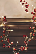 Red Berry Fairy Lights – 80 Warm White LEDs