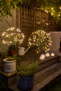 Solar & Battery Dandelion Garden Stake Light – 96 Warm White LEDs