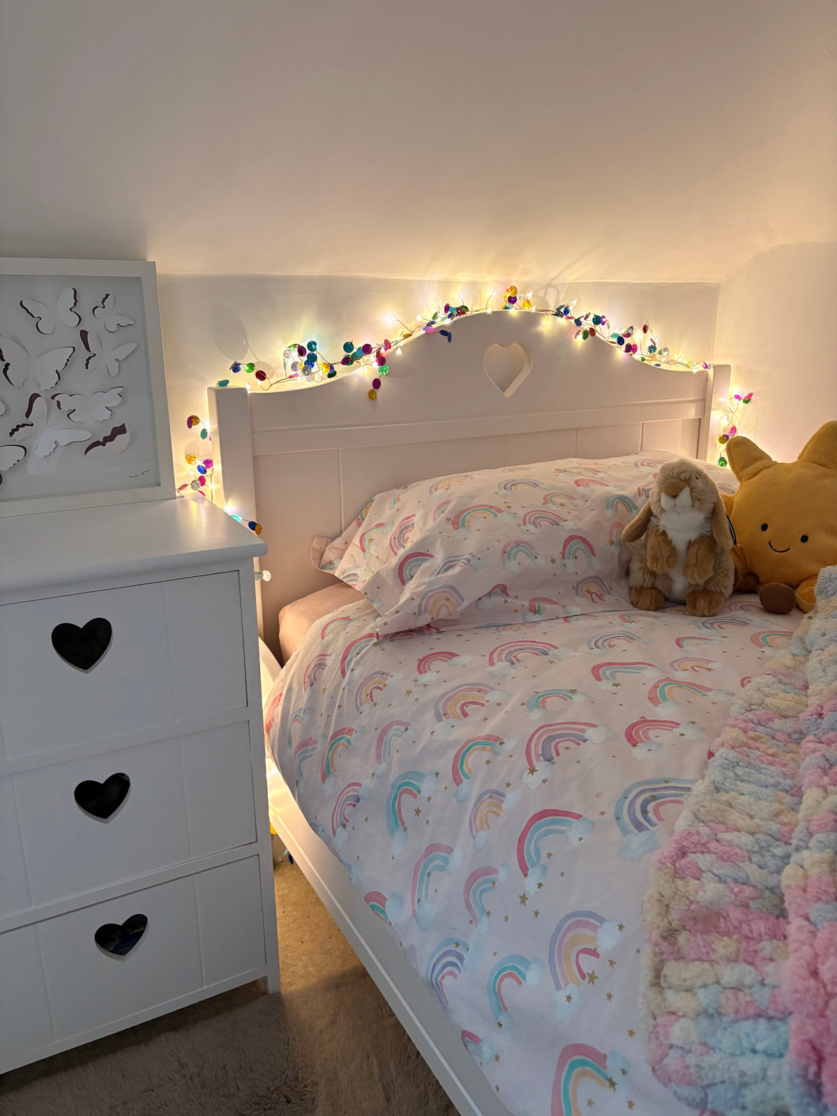 Warm White Confetti Fairy Lights – 7.5m Plug-In