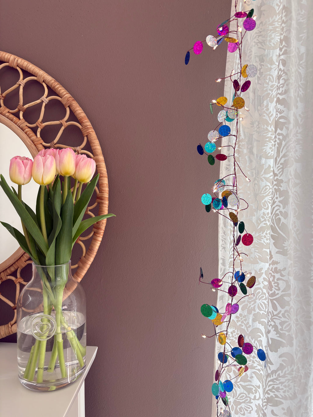 Warm White Confetti Fairy Lights – 7.5m Plug-In