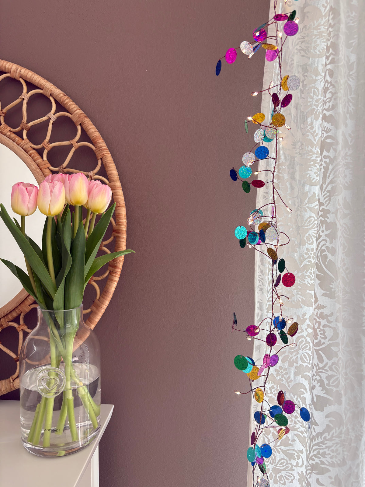 Warm White Confetti Fairy Lights – 7.5m Plug-In