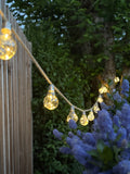 Solar & USB-C Hemp Rope Festoon Lights – 20 Warm White Bulbs