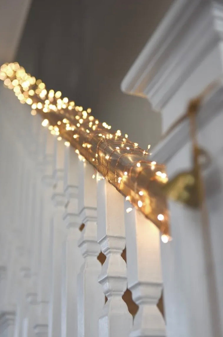 Warm White Copper Cluster Fairy Lights – 7.5m Indoor & Outdoor