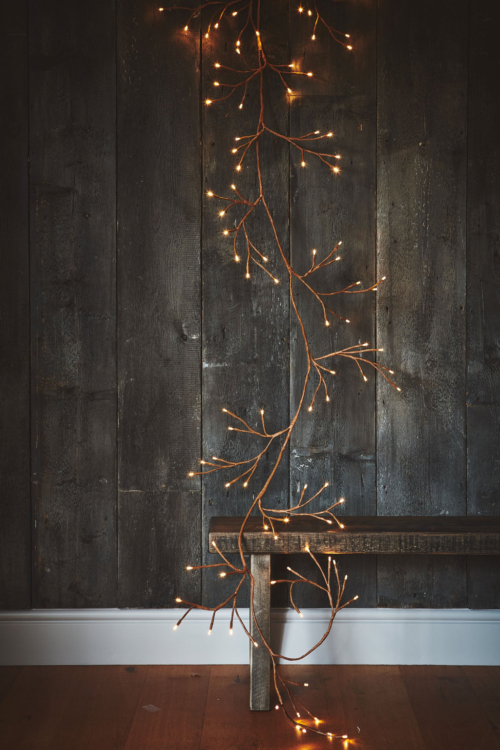 Climbing Ivy Lights – 96 Warm White LEDs, Solar or Plug-In