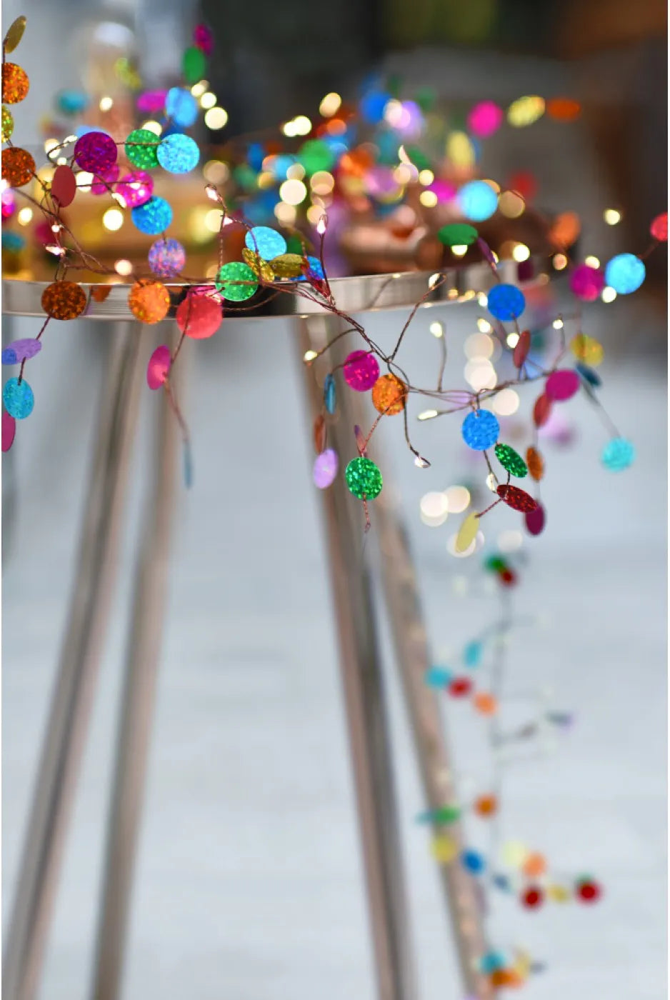 Warm White Confetti Fairy Lights – 7.5m Plug-In
